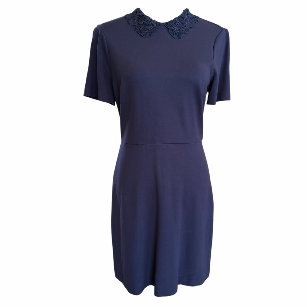 Draper James Navy Blue Tailored Dress